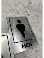 Табличка Туалет