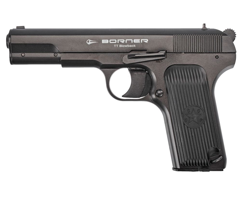 Пистолет пневматический Borner TT Blowback кал 4,5мм
