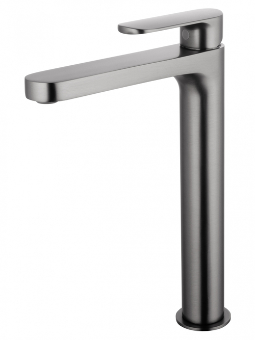 Смеситель для раковины высокий WONZON & WOGHAND, Темный графит (WW-H1034-BGG)