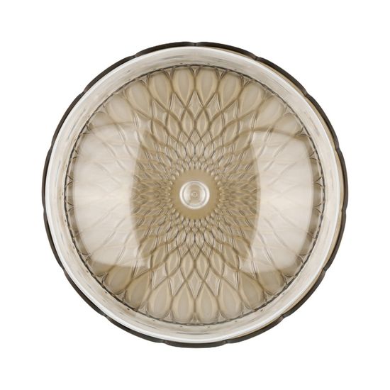 Блюдо сервировочное с крышкой vanity, D30 см, коричневое