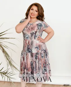 Платье 436-коралл Minova