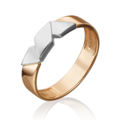 Обручальное кольцо из комбинированного золота 01-5429-00-000-1111-39