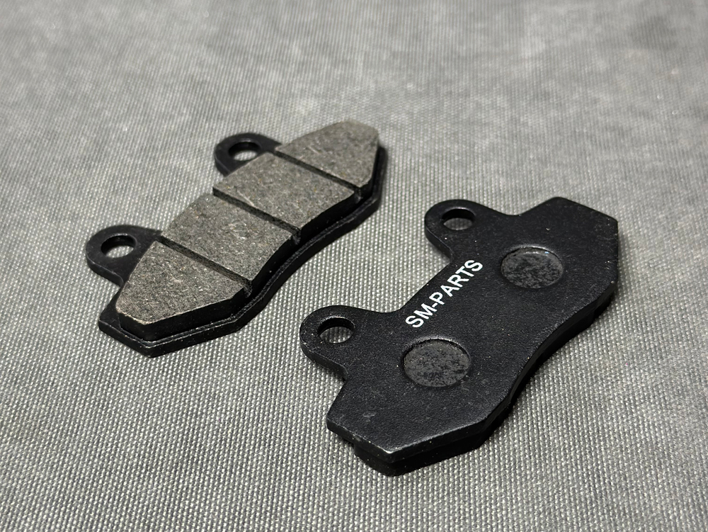 Колодки дискового тормоза питбайк двухпоршневой суппорт SM-PARTS