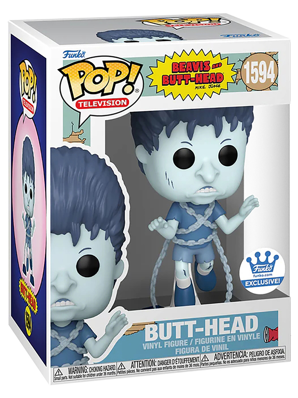 Фигурка Funko POP! TV Beavis & Butt-Head S2 Butt-Head (Ghost) (Exc) (1594) 85082