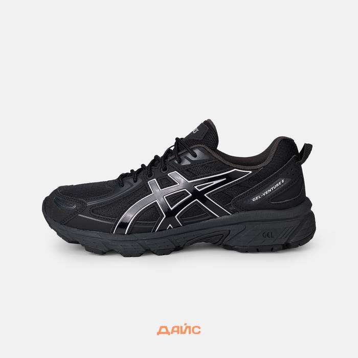Кроссовки Asics Gel-Venture 6 "Black Silver Metallic"