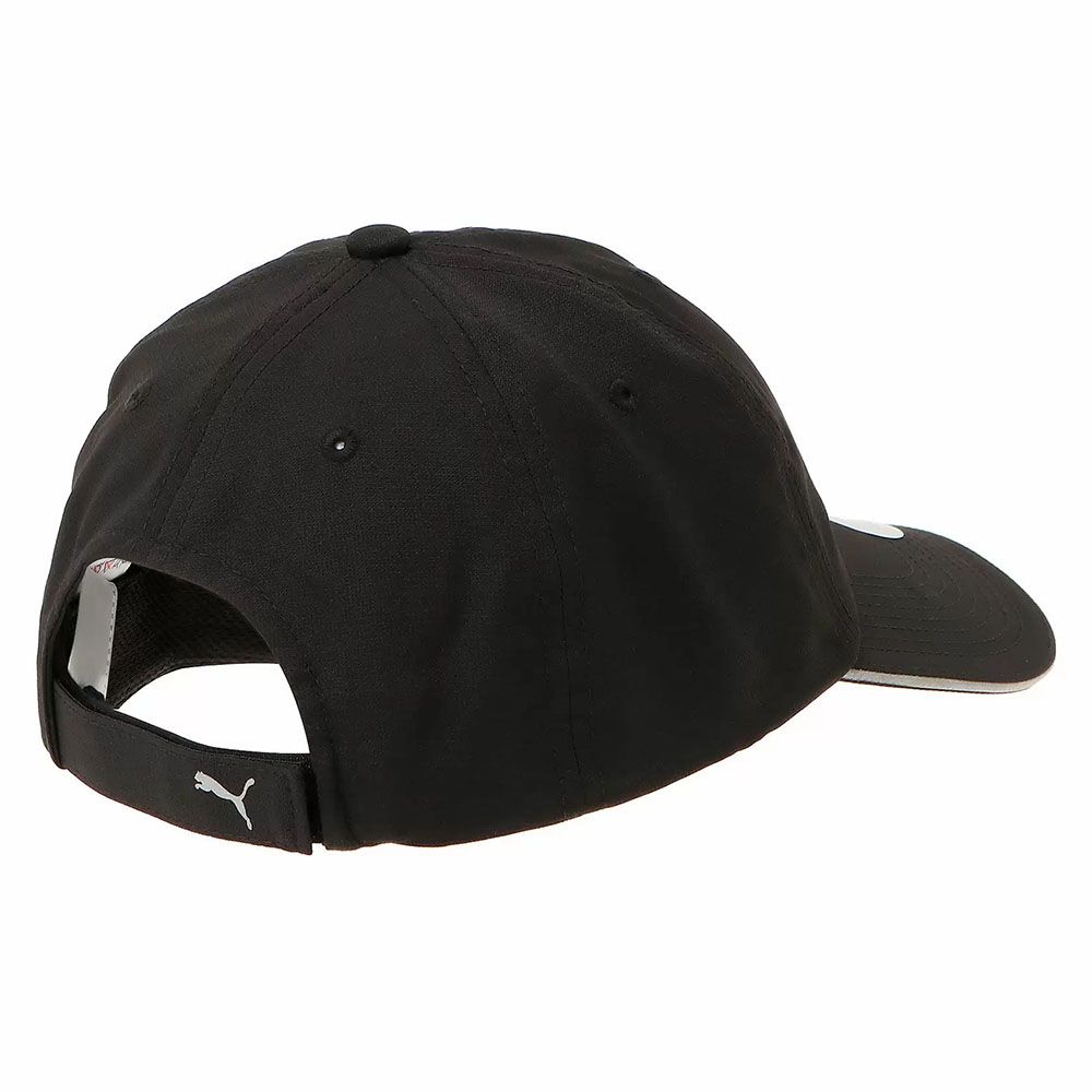Бейсболка спорт. PUMA Running Cap III 05291101, 100% полиэстер, черный