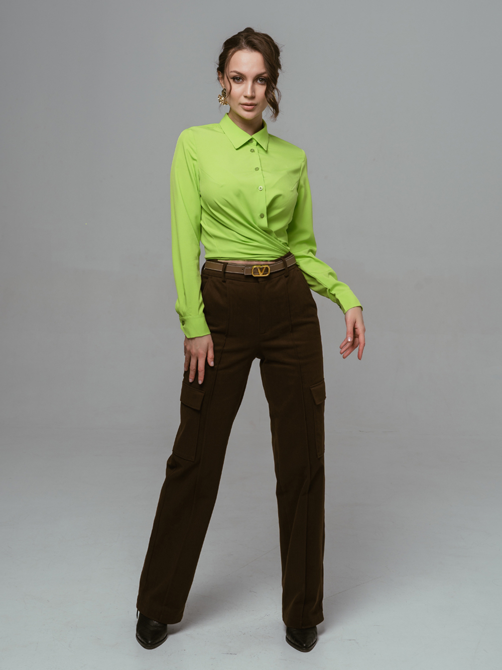 Блуза женская | Бл-1024 б шелк искусственный