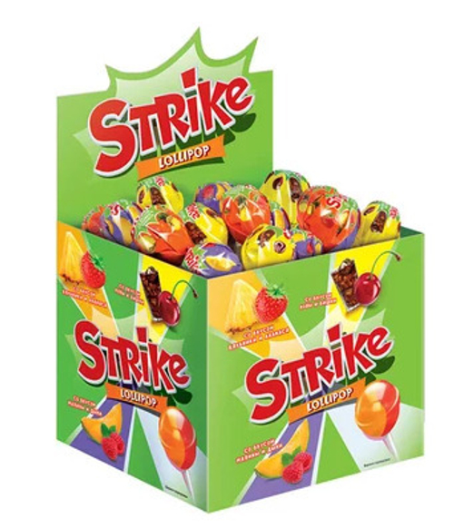 СТРАЙК карамель на палочке 11,3 г (ВК155)