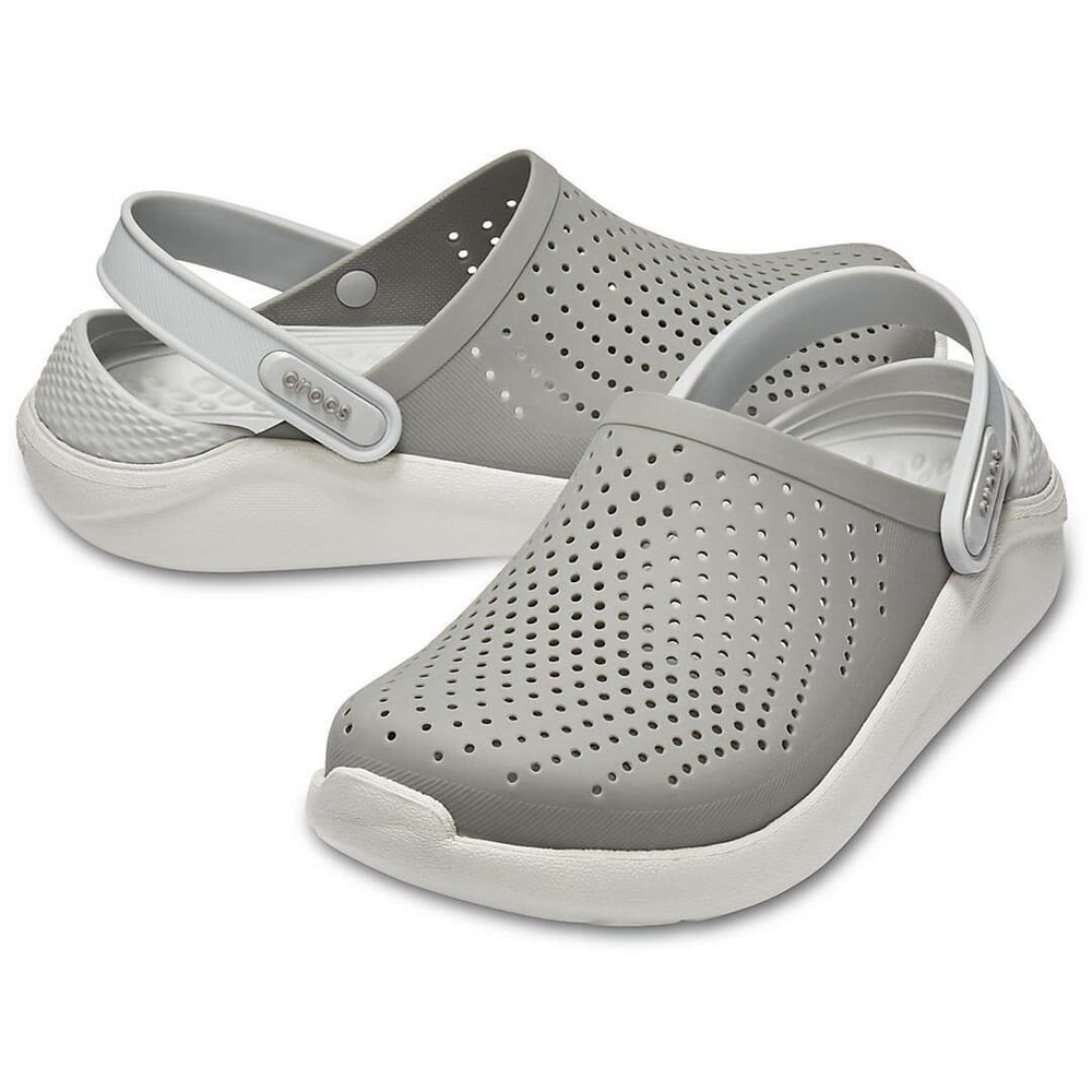 Сабо Crocs LiteRide Clog Smoke Pearl White