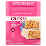Quest Nutrition, Hero Protein Bar, хрустящий, праздничный торт, 12 батончиков, 52 г (1,83 унции)