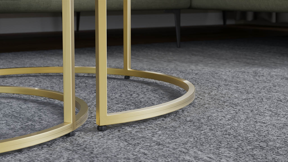 Вега (ТриЯ) Стол журнальный (металл - золото)