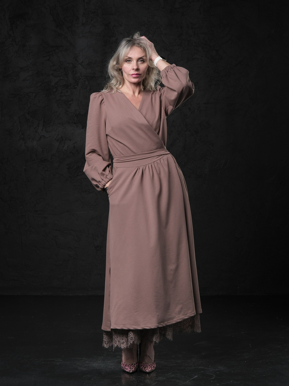 Платье на запах / несквик