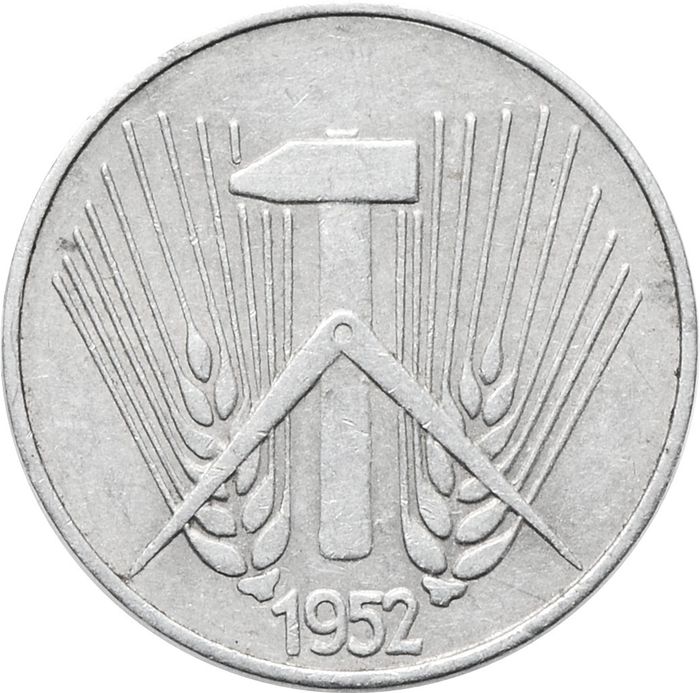 1 пфенниг 1952 Германия (ГДР) "E"