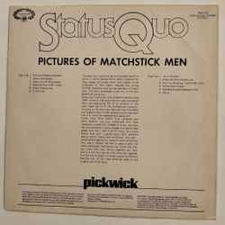 Винтажная виниловая пластинка LP Status Quo Pictures Of Matchstick Men (UK 1976)