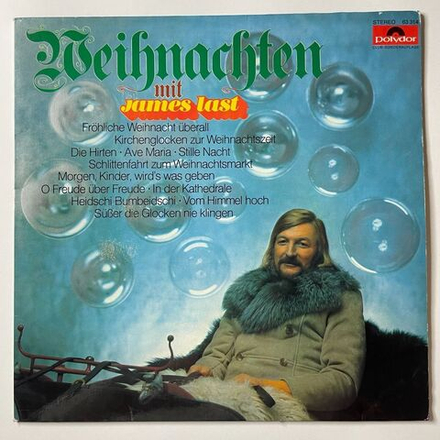 Винтажная виниловая пластинка LP Weihnachten Mit James Last (Germany 1973)