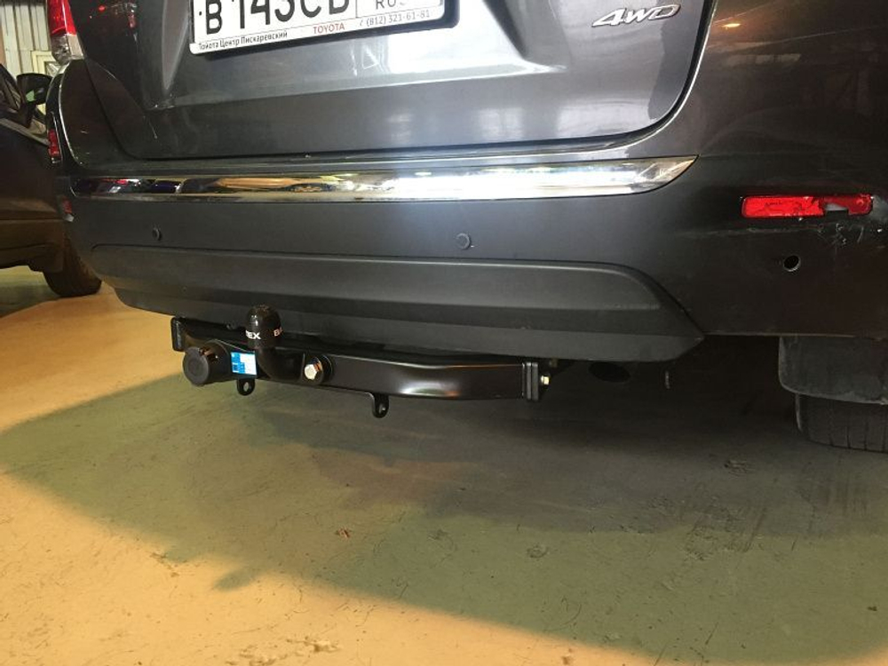 Фаркоп Балтекс для Toyota Highlander II (XU40) 2007-2015(паспорт и сертификат в комплекте)(без электрики)арт.24195821