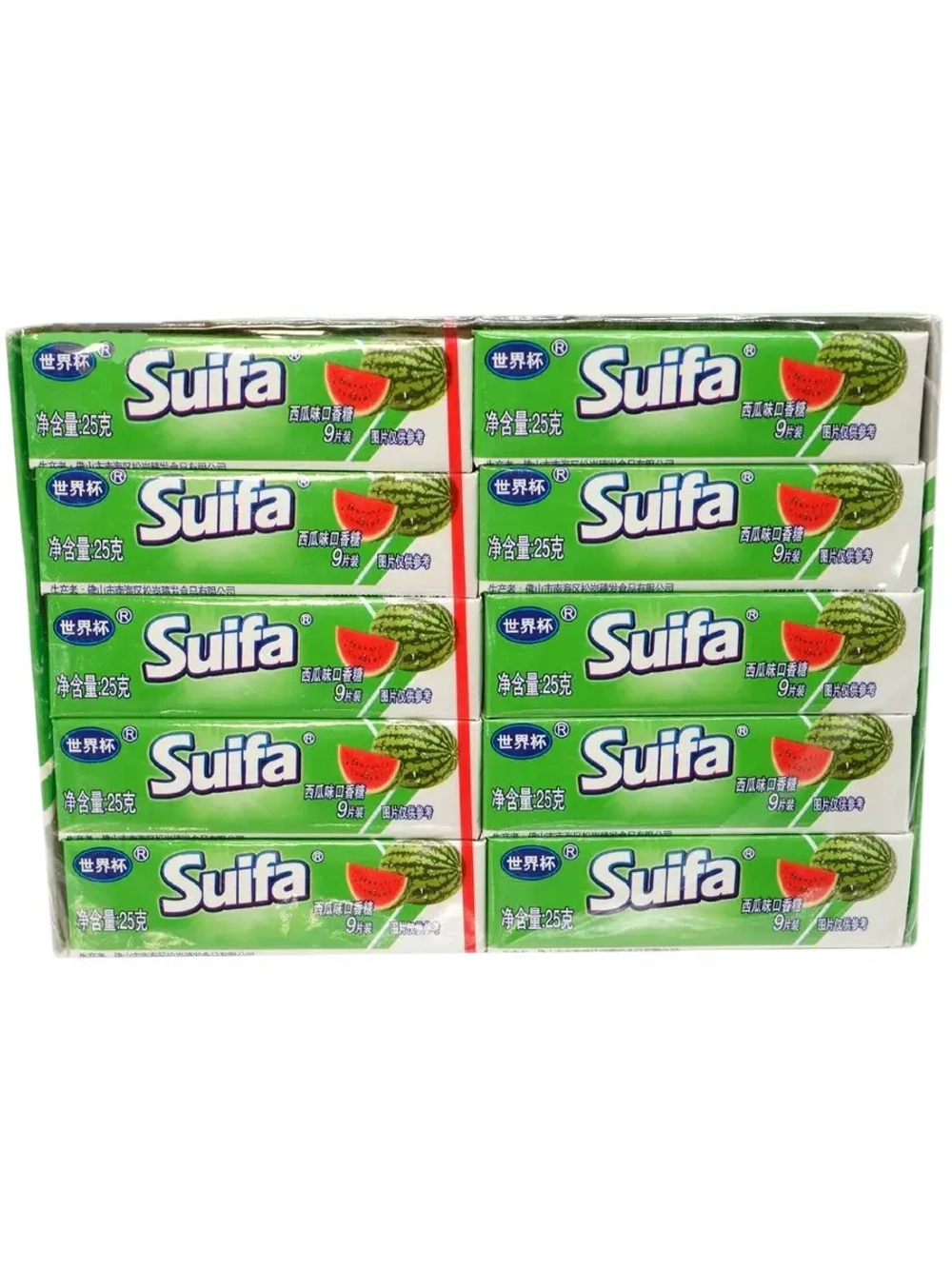 Жевательная резинка пластинки со вкусом Арбуза 25 г * 20 шт