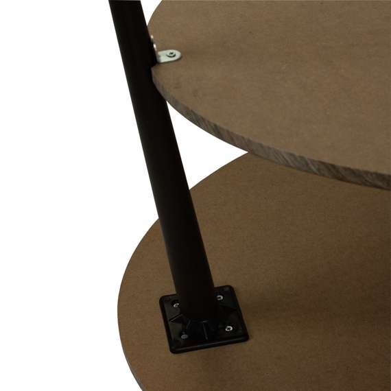 Стол журнальный BeautyStyle 29 дуб крымский состаренный/эбеновое дерево