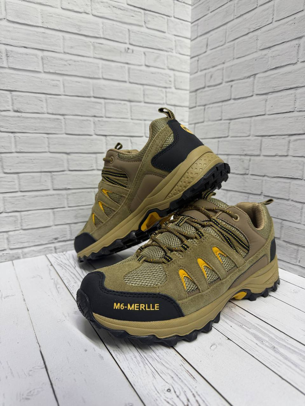 Трекинговые кроссовки M6-Merlle /хаки