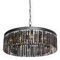 Подвесная люстра Imperium Loft RH Rhys Smok Glass Prism Round Chandelier 80 40.3278-2 156514-22