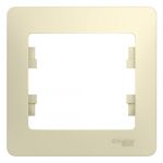 Schneider Electric Glossa Бежевый Рамка 1-местная IP20 скрытая установка GSL000201
