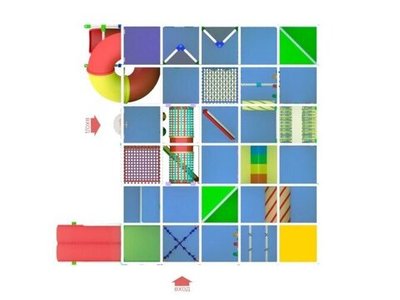 Лабиринт "Выдумка" 7,3*8,5*2,9м