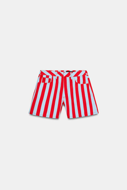 ZARA ШОРТЫ В ПОЛОСКУ, РАЗНОЦВЕТНЫЙ
