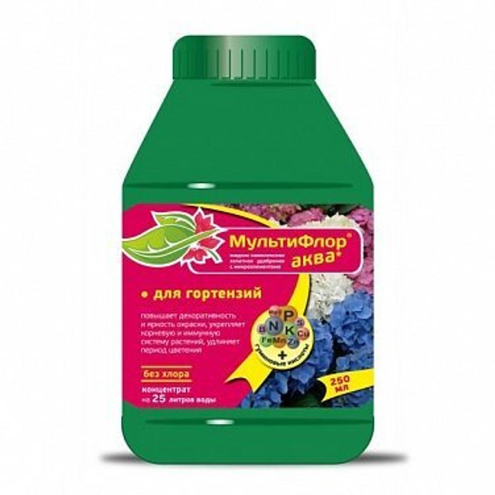 Мультифлор Аква д/комн. (гортензии) 250мл. ЕС