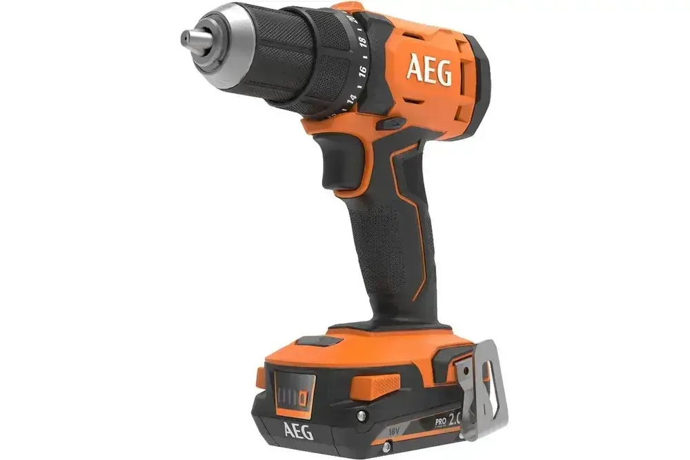 Дрель-шуруповерт AEG 18В (с 1 аккумулятором 2Ач и зарядным устройством) BS18G4-201C 4935499174