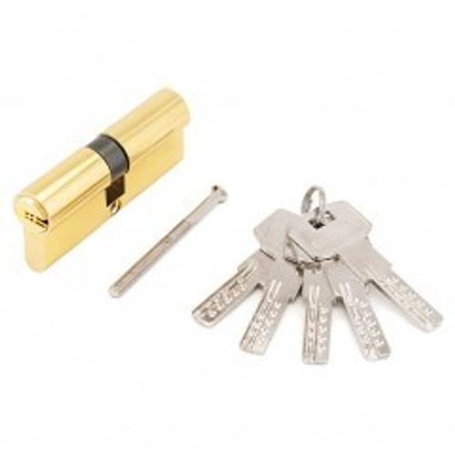 Механизм цилиндровый Стандарт F-01 75 GP 5кл золото перф.кл/кл  (30*10*35) / 11308