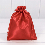 Мешочек 18х23см Атлас (Красный)