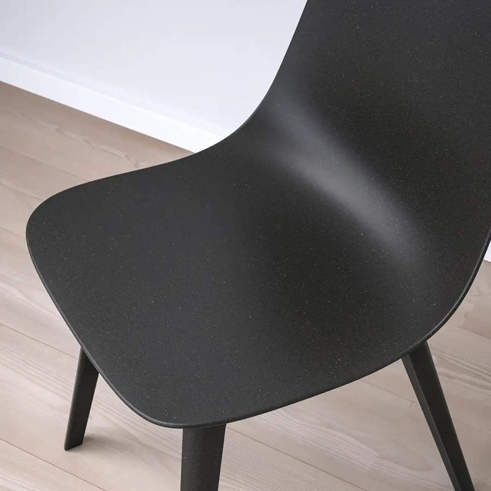 Стол и 2 стула - IKEA STENSELE / ODGER ИКЕА, 70х70х75 см, черный