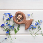 Деревянная погремушка - грызунок Рыбка Леснушки