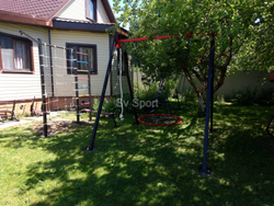 Монтаж уличных качелей Sv Sport