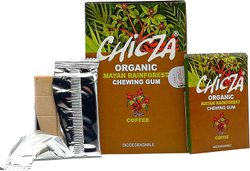 CHICZA ORGANIC Жевательная резинка органическая биоразлагаемая со вкусом мексиканского кофе 10 Х 30г