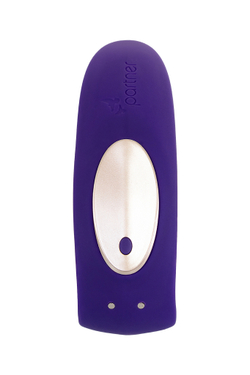Вибромассажер для пар Satisfyer Double Plus Remote с пультом ДУ, силикон, фиолетовый, 18 см