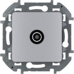 Розетка TV (телевизионная) "звезда" 2дБ 0-2400мГц - алюминий Inspiria Legrand