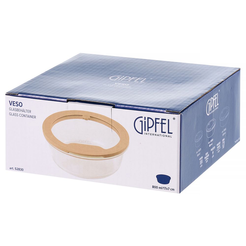 Контейнер стеклянный Gipfel Veso 52830 800 мл