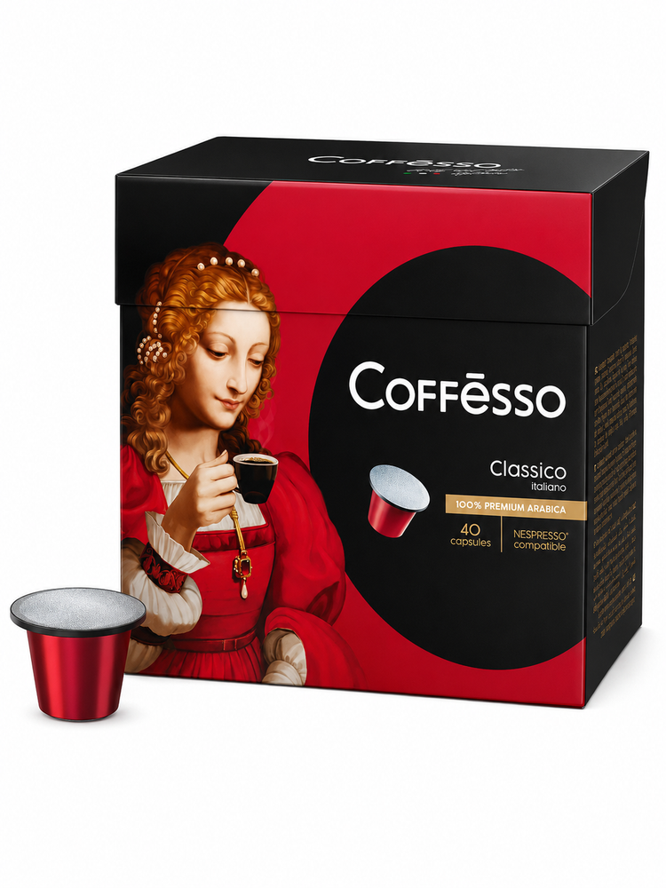 Кофе в капсулах Nespresso Coffesso Classico 40 шт x 2 уп