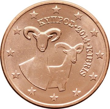 1 евроцент 2014 Кипр (1 euro cent)