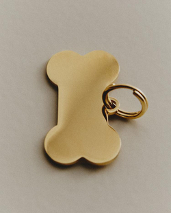 ZARA HOME ПОДВЕСКА НА ОШЕЙНИК ДЛЯ ДОМАШНИХ ЖИВОТНЫХ, ЗОЛОТОЙ