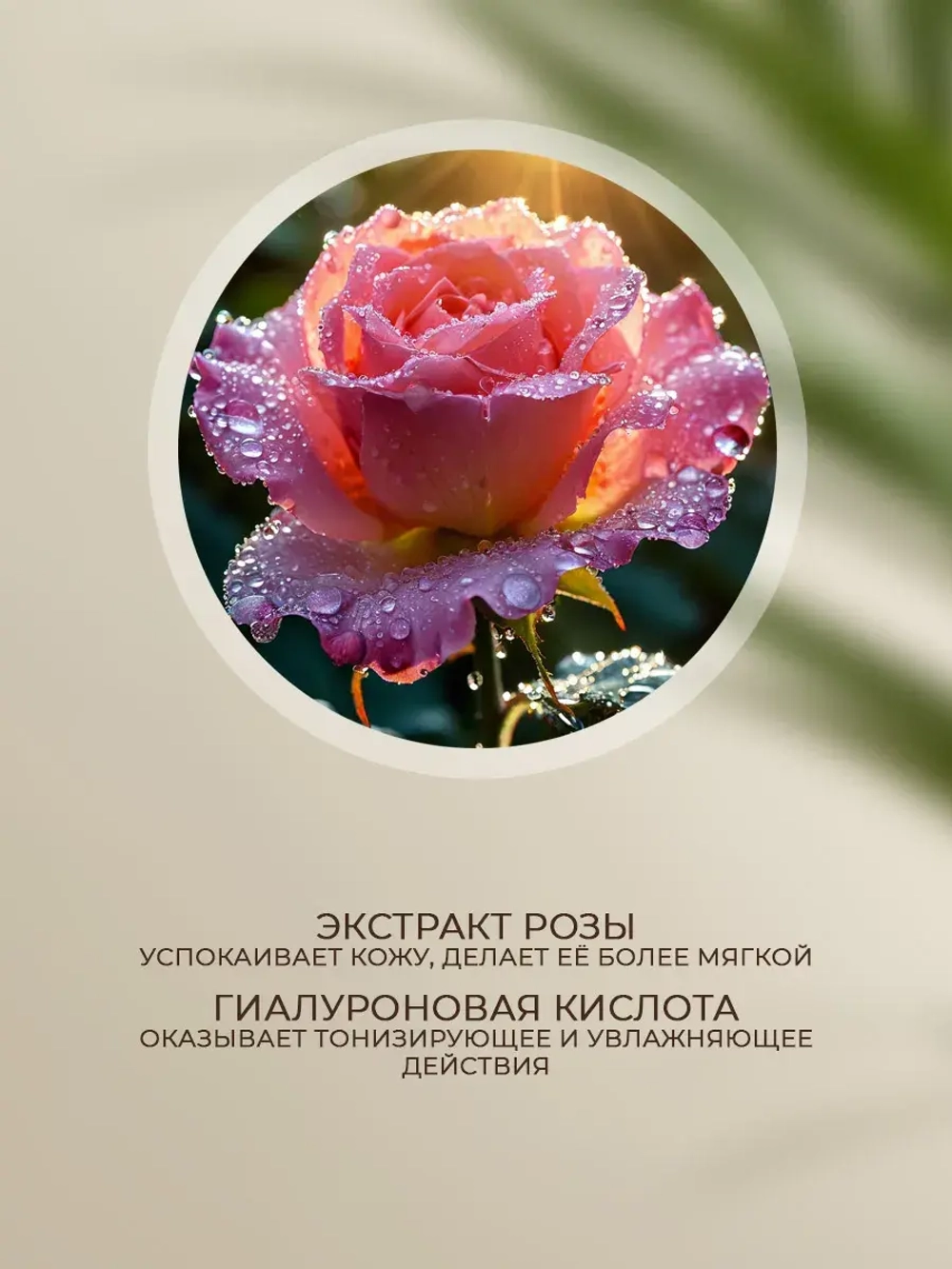 Пенка для умывания лица ЭКСТРАКТ РОЗЫ / ГИАЛУРОНОВАЯ КИСЛОТА, 150 мл