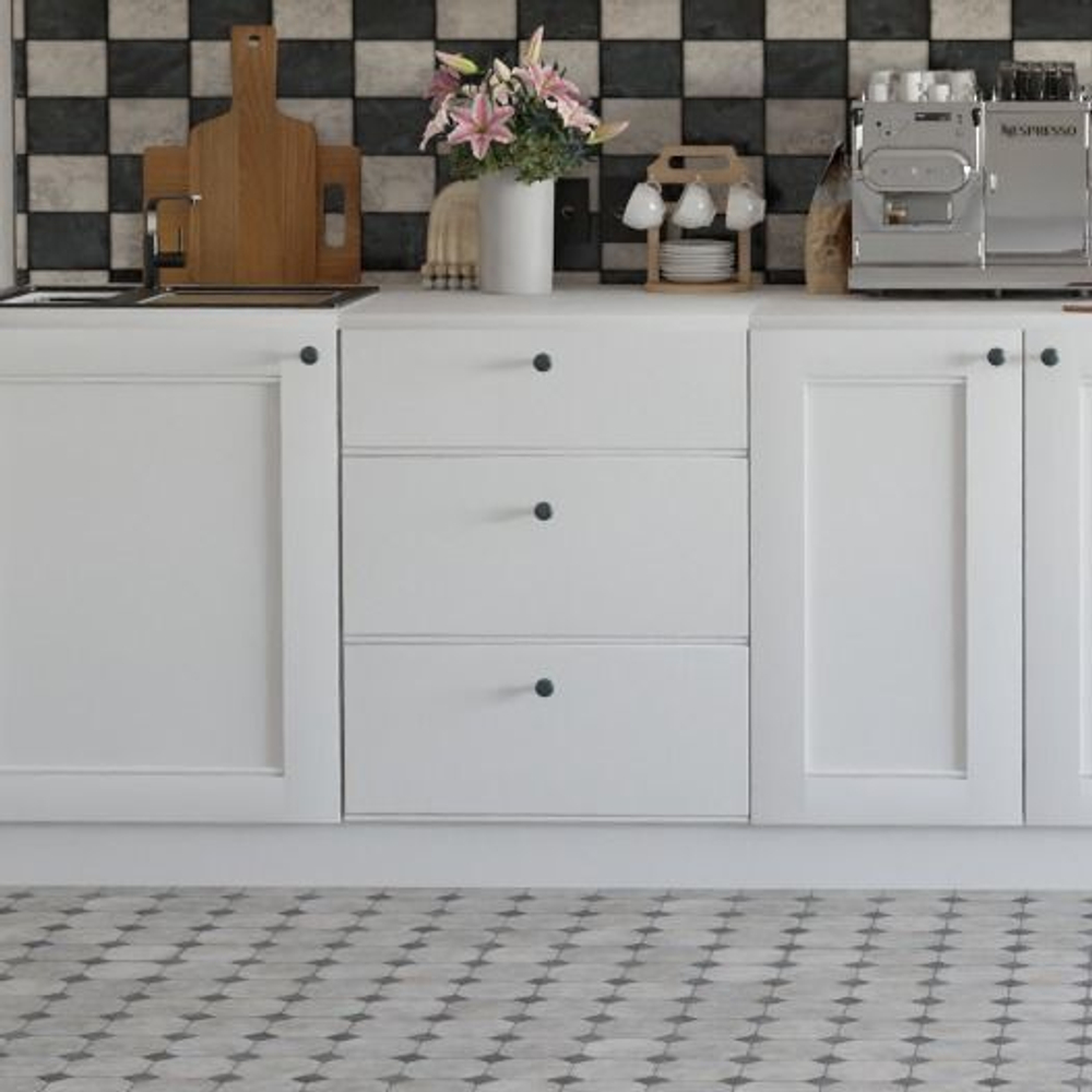 Кухонный модуль 60 см Авери с 3-мя ящиками, из МДФ и ЛДСП, белый