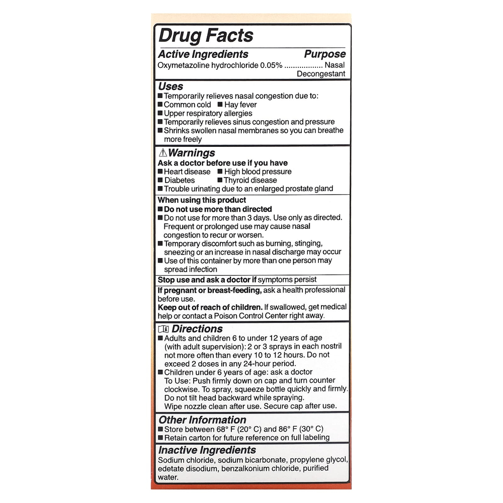 NeilMed, SinuFrin, противоотечный спрей, 15 мл (0,5 жидк. унц.)