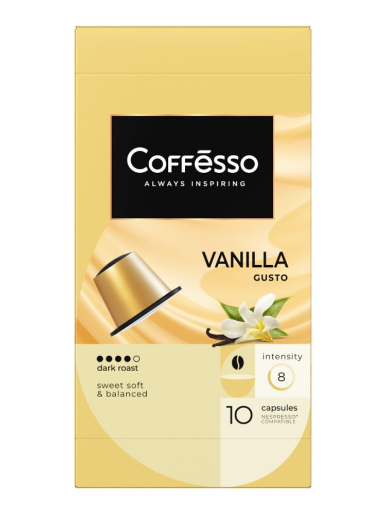 Кофе в капсулах Nespresso Coffesso 4 вкуса 40 шт x 2 уп