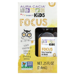 Aura Cacia, Kids, смесь чистых эфирных масел, Focus, 7,4 мл (0,25 жидк. унц.)