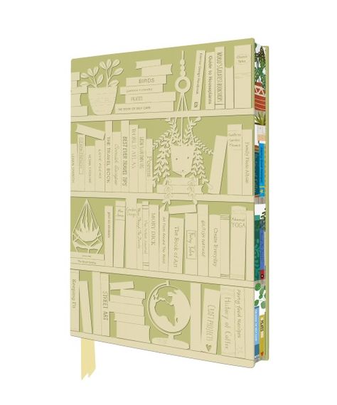 Bloknot \ Блокнот \ Notebook Georgia Breeze: Bookshelves Artisan Art Notebook (Flame Tree Journals)