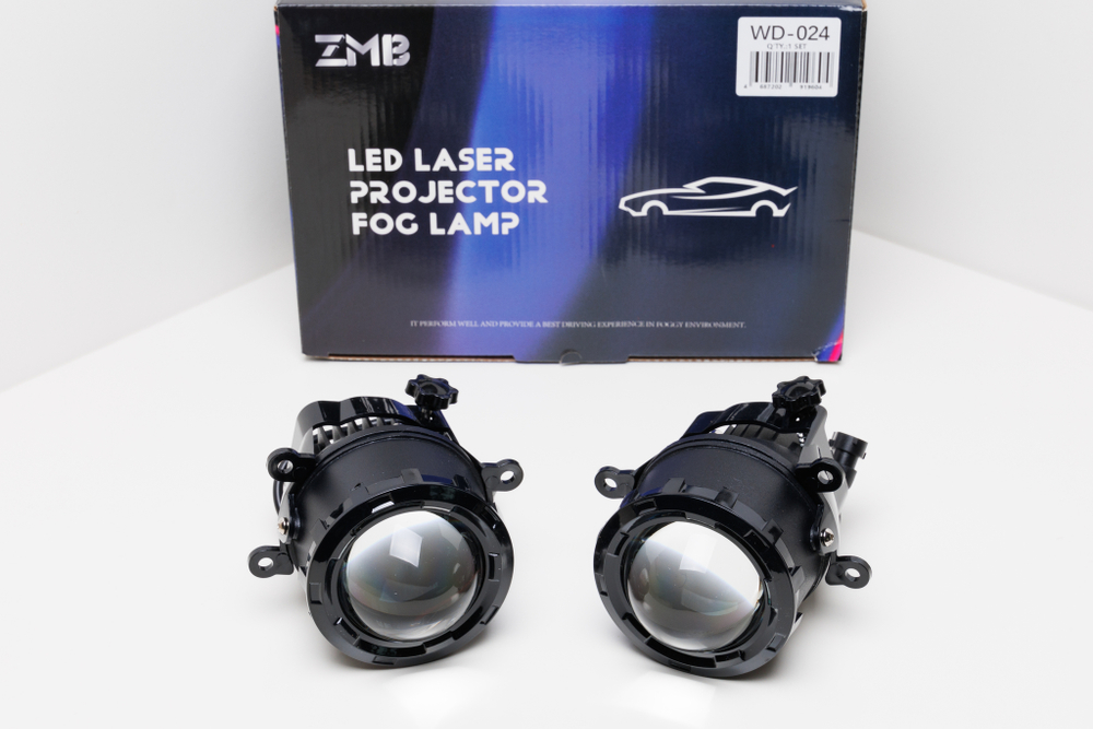 ZMB Lazer LED птф LADA Vesta Renault Ford 3.0" 30W 12V