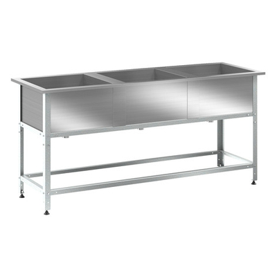 Ванна моечная ВМЭ-3/400 (1500х500х850, размер мойки 400х400х300)