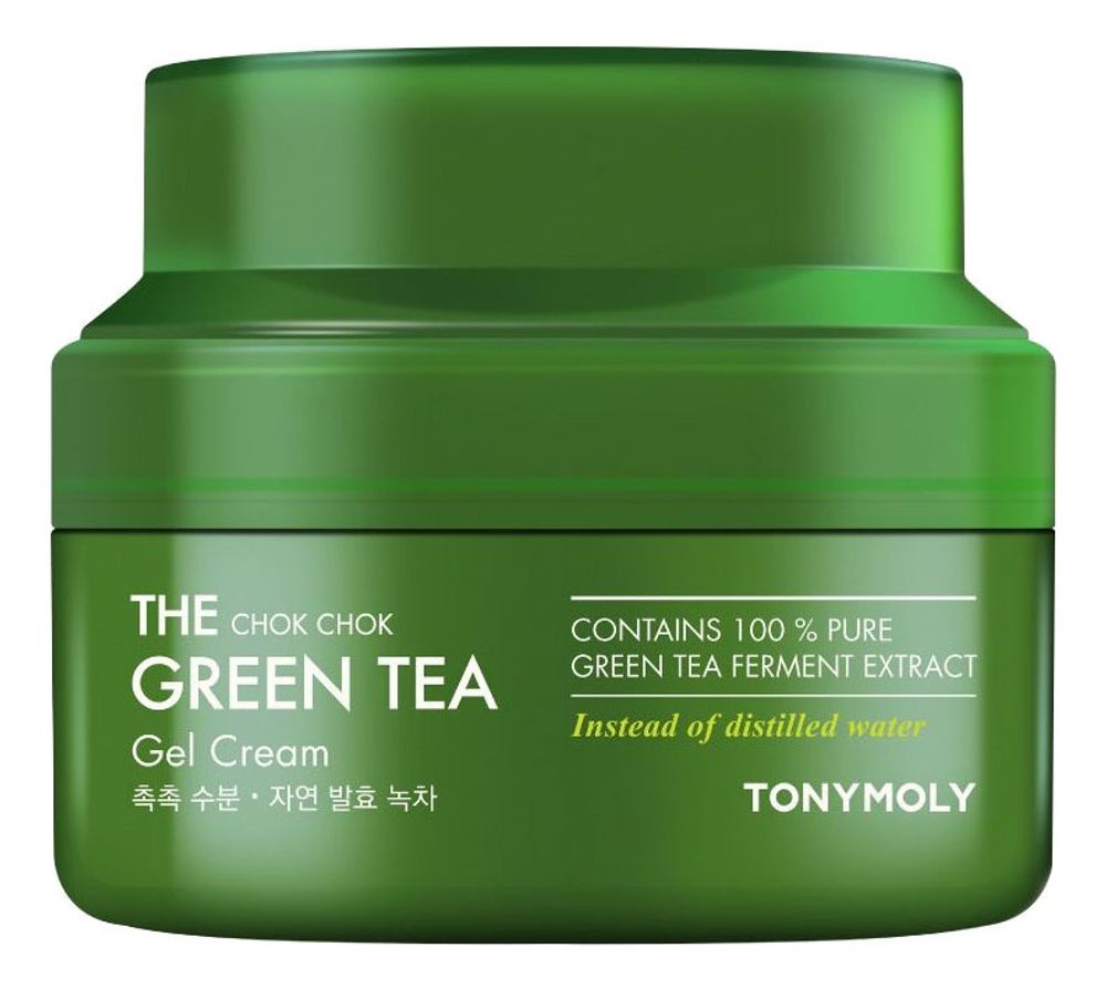 TONYMOLY  Увлажняющий гель-крем с экстрактом зелёного чая  - THE CHOK CHOK GREEN TEA GEL CREAM,60мл